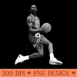 vintage michael jordan - design png template