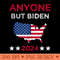 Anti Joe Biden Anyone But Biden 2024 Trump - PNG download for graphic design - Perfect for Creative Projects