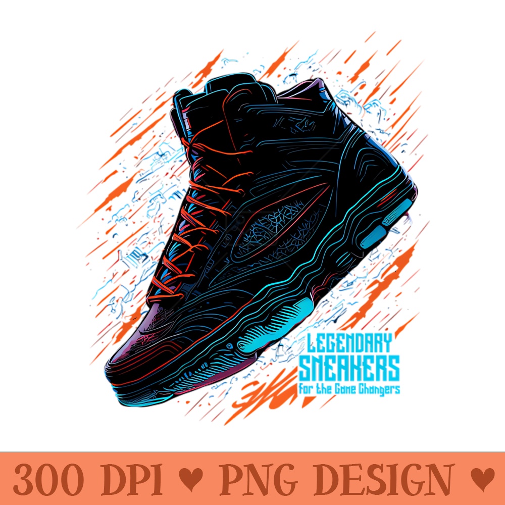 Legendary Sneakers - Digital PNG Artwork - Premium Quality PNG Artwork
