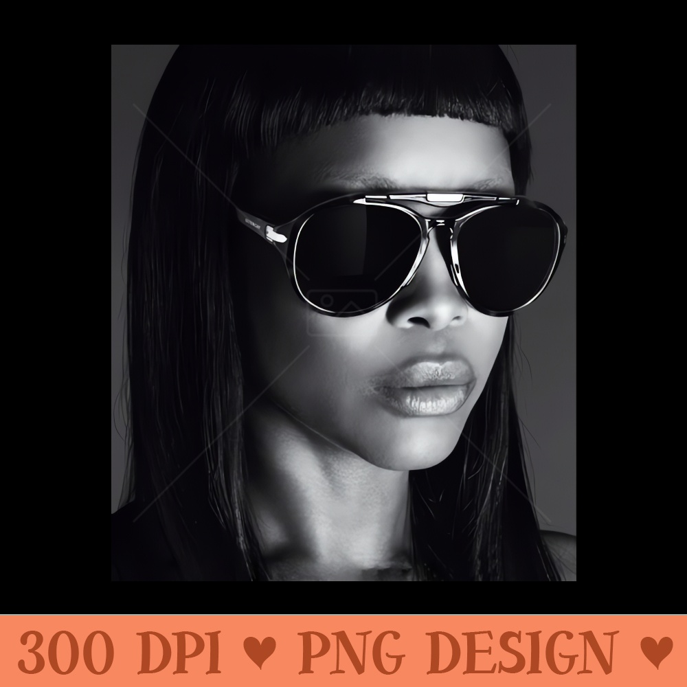 Erykah Sunglasses Modern style - Design PNG template - Enhance Your Apparel