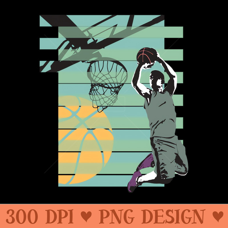 Basketball Slam Dunk - High Resolution PNG download - High Resolution And Print Ready Designs