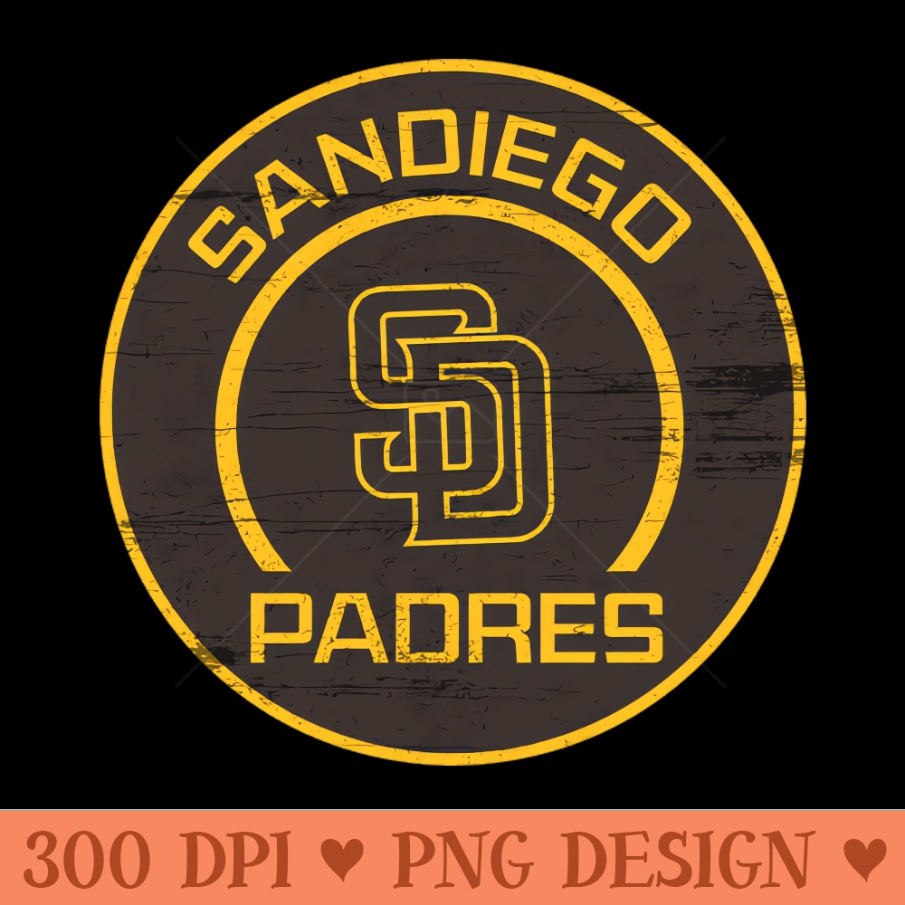 Padres Retro - PNG image download - Bring Your Designs to Life