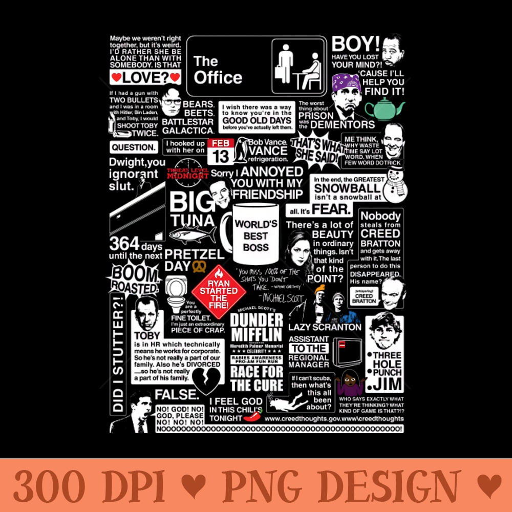 Wise Words From The Office The Office Quotes - Transparent PNG Clipart - Create with Confidence