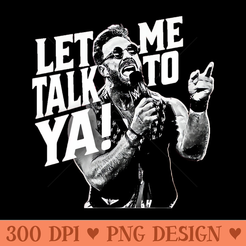LA KNIGHT YEAH Let Me Talk To Ya La Knight - Unique Sublimation PNG Download - Bold & Eye Catching