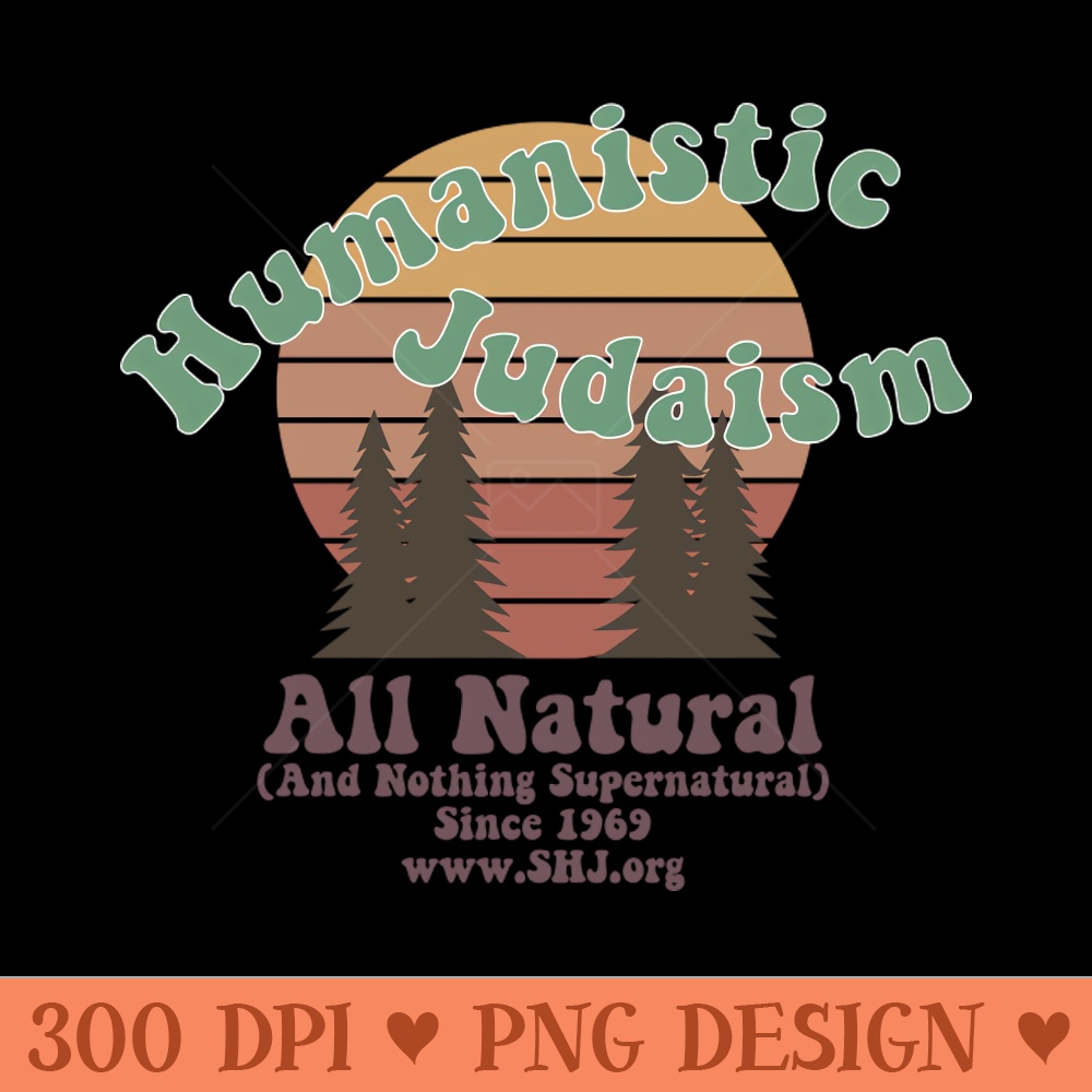 Humanistic Judaism All Natural - PNG Graphics - Perfect for Sublimation Art