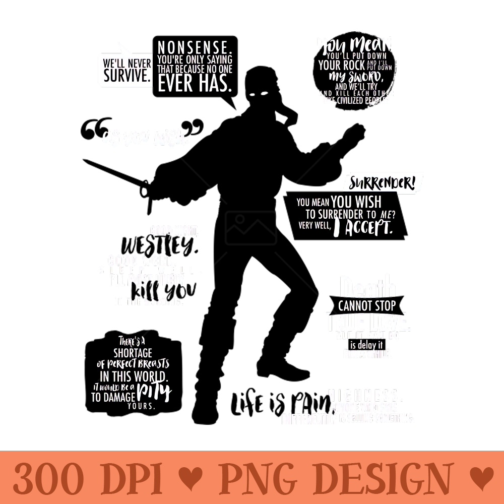 Princess Bride Westley - PNG design downloads - Bring Your Designs to Life