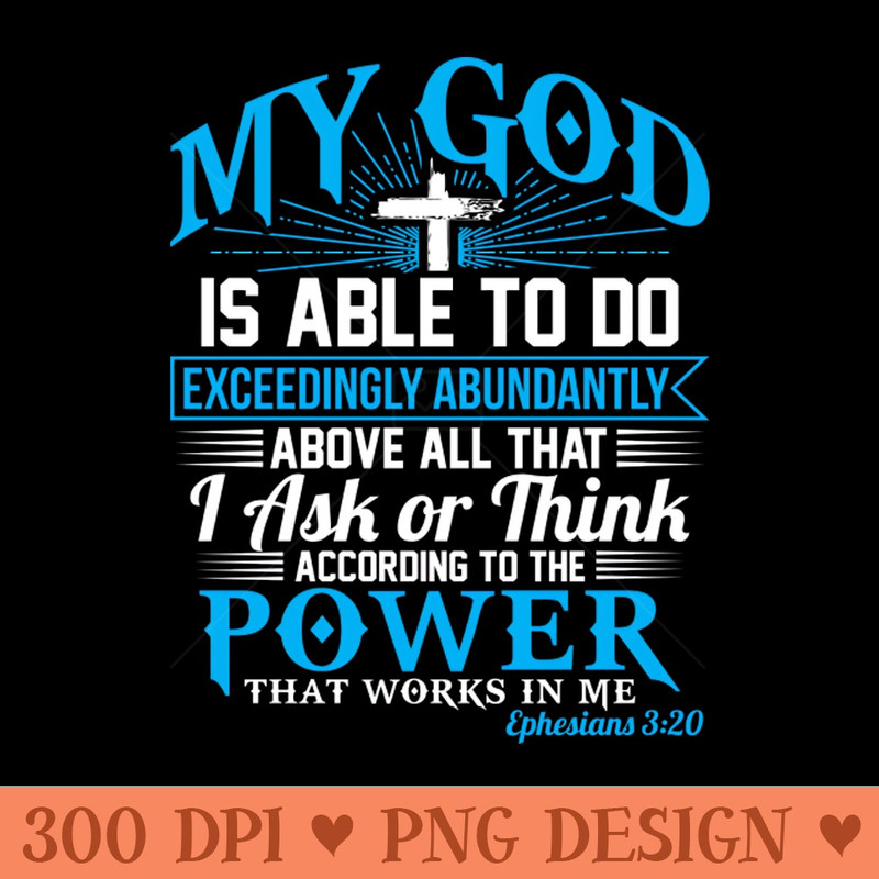 Christian Ephesians - High Quality PNG files - Easy To Print And User Friendly Designs