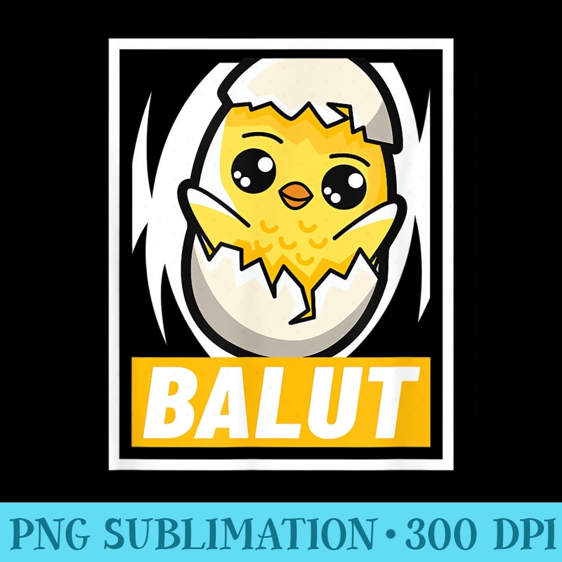 Cute Kawaii Balut Philippines Filipino Asian Street Food - Sublimation patterns PNG - Add a Festive Touch to Every Day