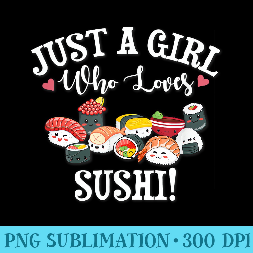 Kawaii Sushi - PNG Graphics Download - Boost Your Success with this Inspirational PNG Download