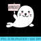 Cute Funny Seal of Approval Kawaii Animal Sarcastic Pun - Sublimation designs PNG - Unique And Exclusive Designs