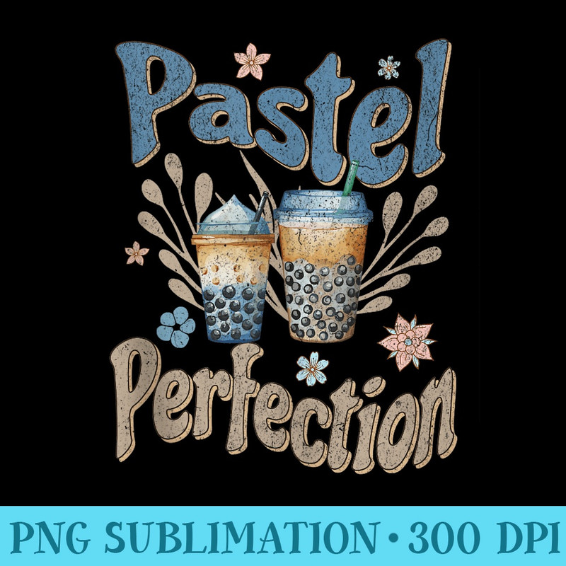 Boba Tea Pastel Perfection Bubble Milk Tea Lover - PNG Clipart Download - Limited Edition And Exclusive Designs