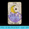 Tarot Card The Moon XVIII Kawaii Goth Pastel Cat Mystical - Mug Sublimation PNG - Vibrant and Eye-Catching Typography