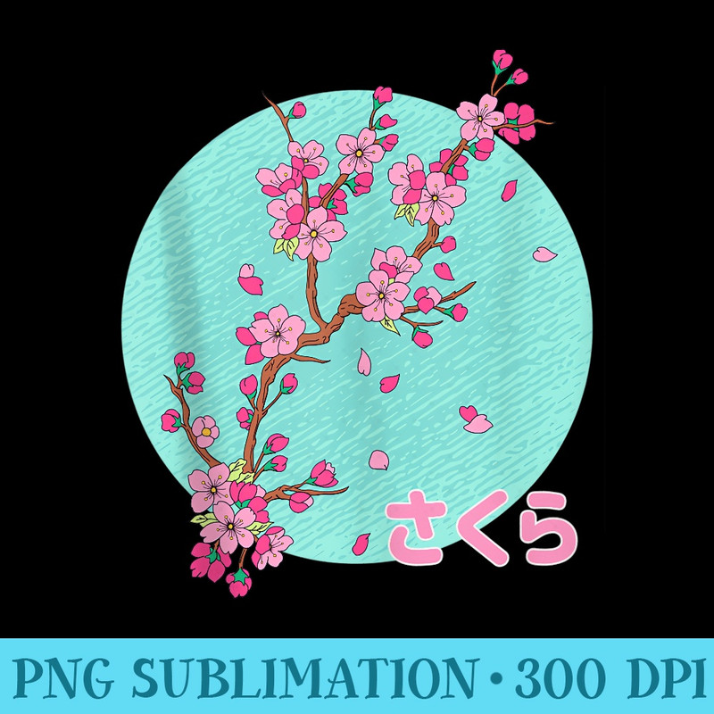 Cherry Blossom Sakura Pink Pastel Cherry Blossoms - PNG Graphics Download - Instantly Transform Your Sublimation Projects