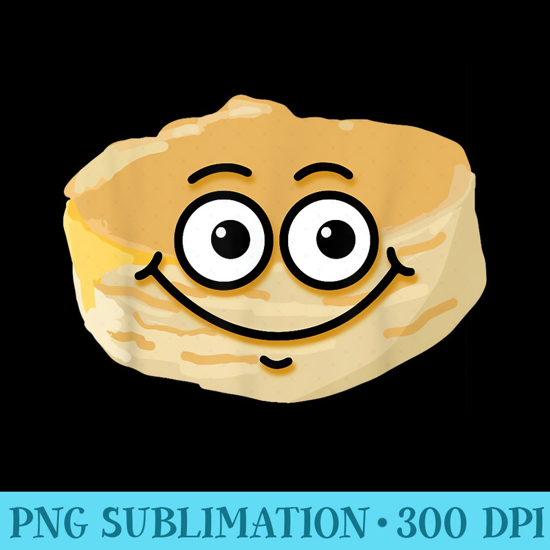 Buttermilk Biscuit Funny Cartoon Halloween - Blank Shirt Template PNG - Transform Your Sublimation Creations