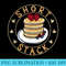 Short Stack Cute Pancakes - High Quality PNG files - Lifetime Access To Purchased Files