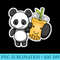 Panda Bear Bubble Boba Tea Woke Kawaii Anime Chinese Zodiac - High Resolution PNG Download - Perfect for Sublimation Mastery