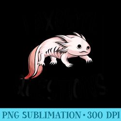 funny i axolotl questions youths cool kawaii lover - png graphics download