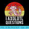 Axolotl Questions Funny Kawaii Axolotl - PNG Download Graphic - Capture Imagination with Every Detail
