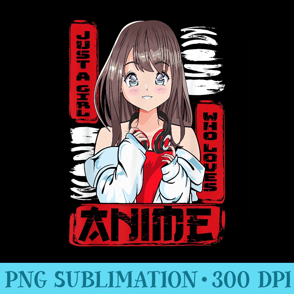 Kawaii Anime Merch For Classic Otaku Japanese Anime - Sublimation designs PNG - Trendsetting And Modern Collections