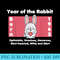 1963 Birthday Year of the Rabbit - PNG Download Artwork - Instantly Transform Your Sublimation Projects