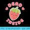 Dead Inside Strawberry Kawaii Pastel Goth - High Resolution Shirt PNG - Stunning Sublimation Graphics