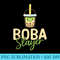 Boba Slayer Bubble Tea - PNG Sublimation - Premium Quality PNG Artwork