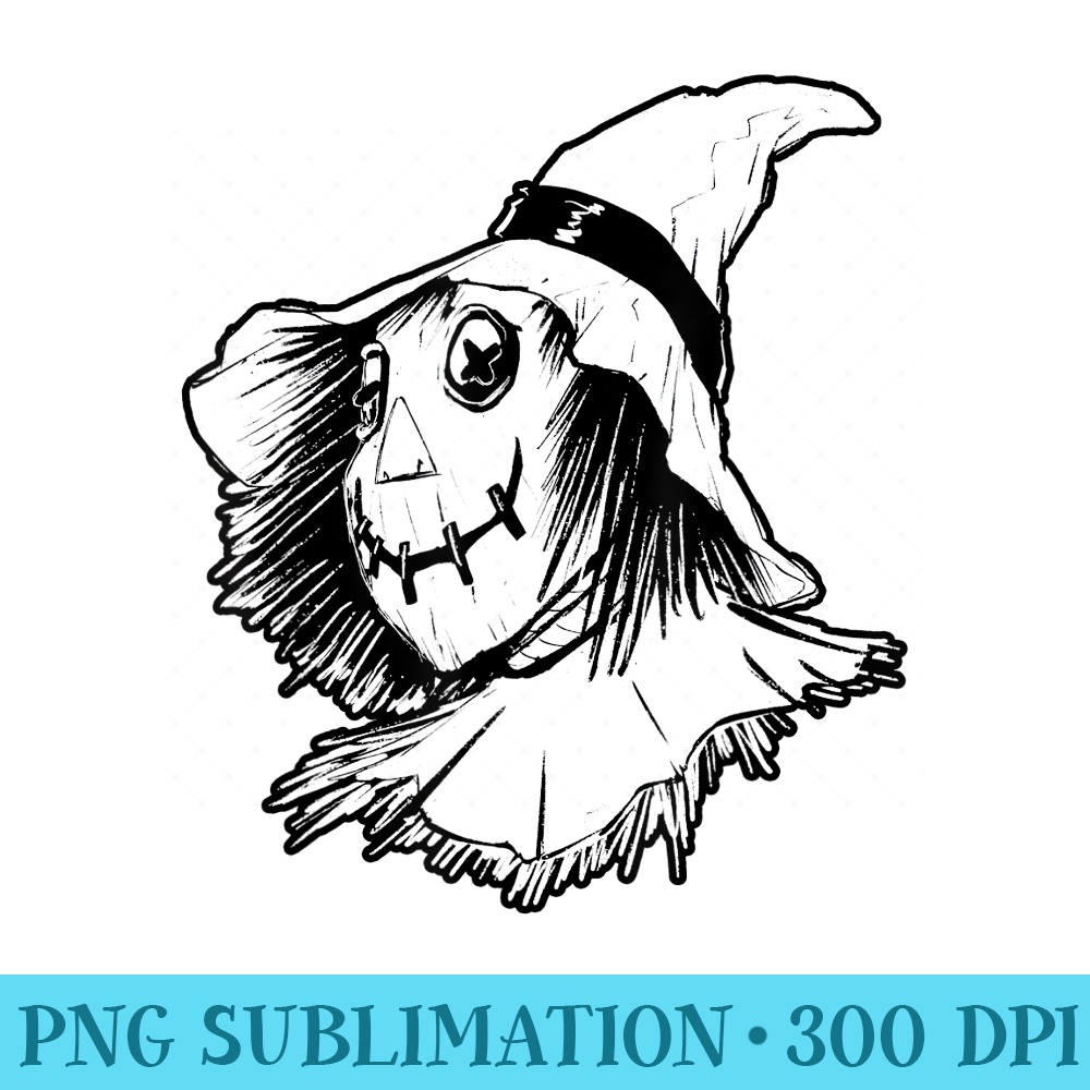 Scarecrow Mask Tattered Creepy Hat Halloween - PNG Download Website - Instantly Transform Your Sublimation Projects