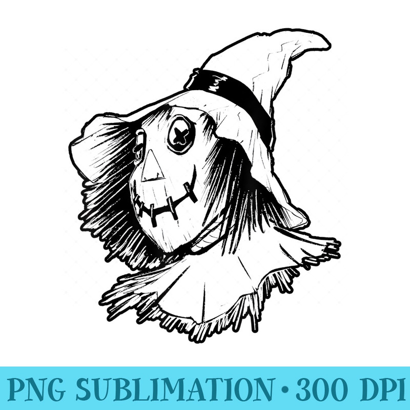 Scarecrow Mask Tattered Creepy Hat Halloween - PNG Download Website - Instantly Transform Your Sublimation Projects