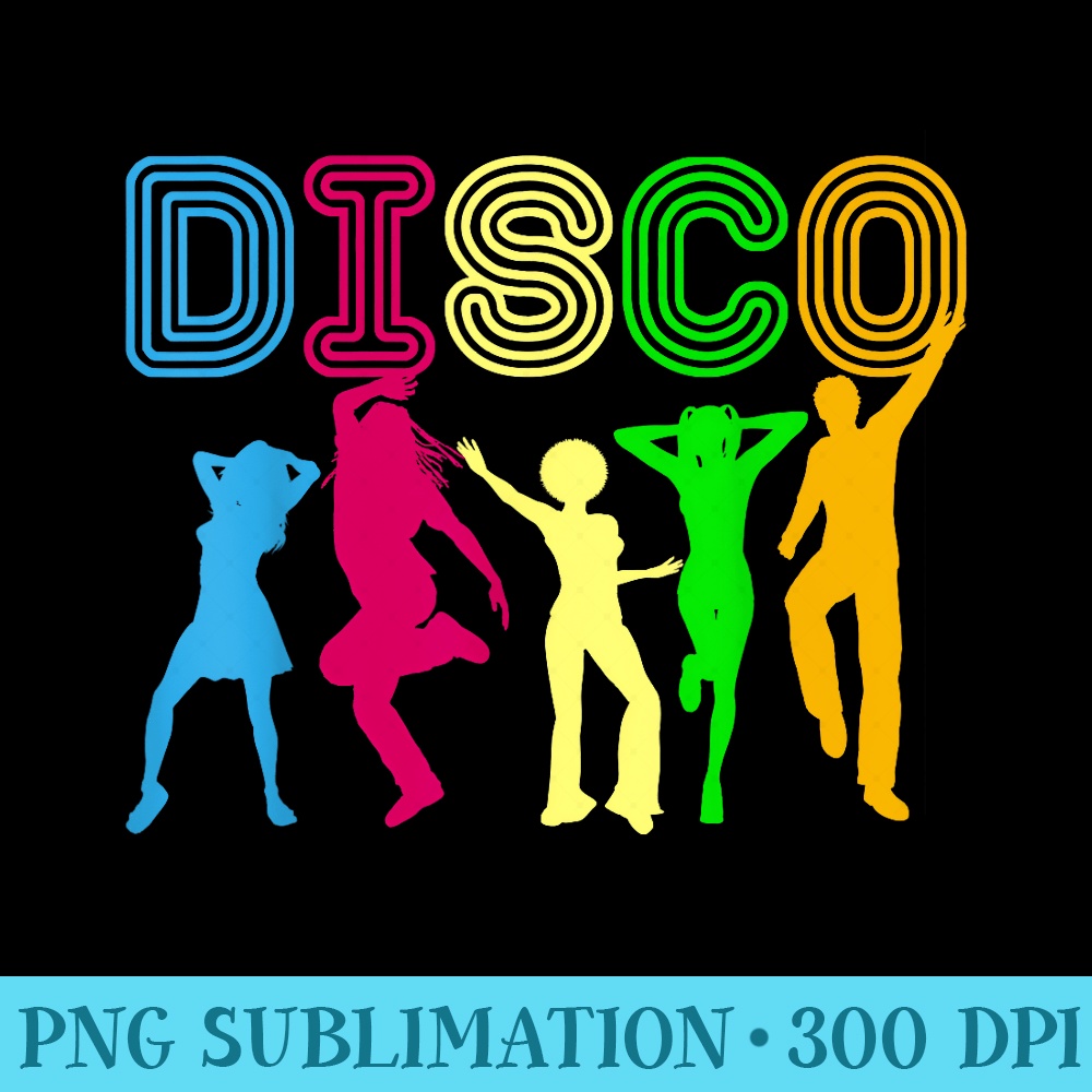 Disco Night Club Dancing Retro Vintage - High Resolution PNG Collection - Unleash Your Inner Rebellion