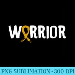 warrior childhood cancer warrior - transparent png artwork