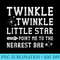 Twinkle Twinkle Little Star Point Me To The Nearest Bar - PNG Clipart Download - Eco Friendly And Sustainable Digital Products