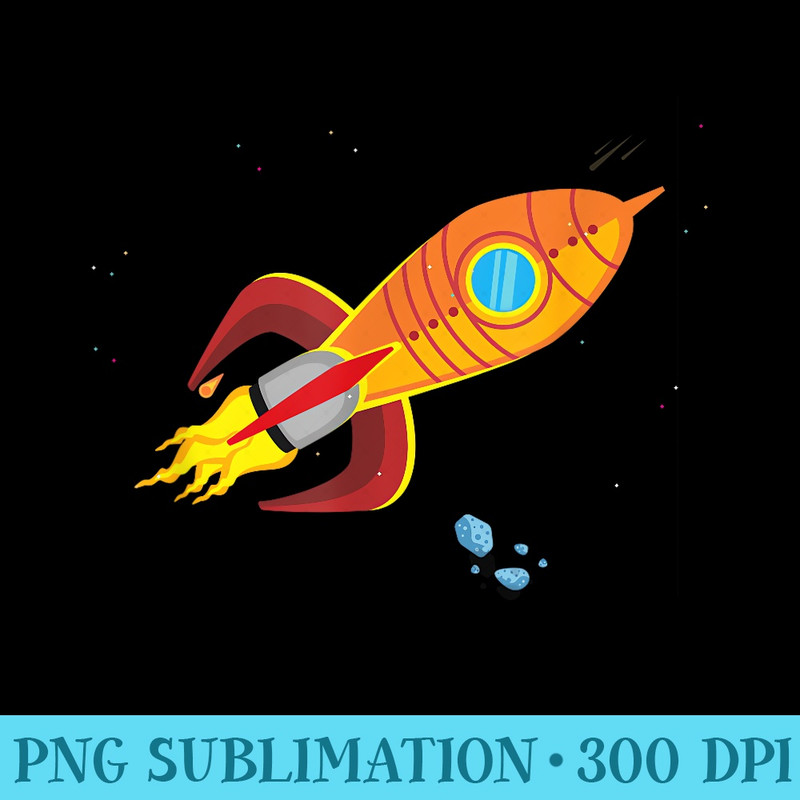 Rocket Ship Spaceship Galaxy Outer Space Stars - PNG Image File Download - Unleash Your Inner Rebellion