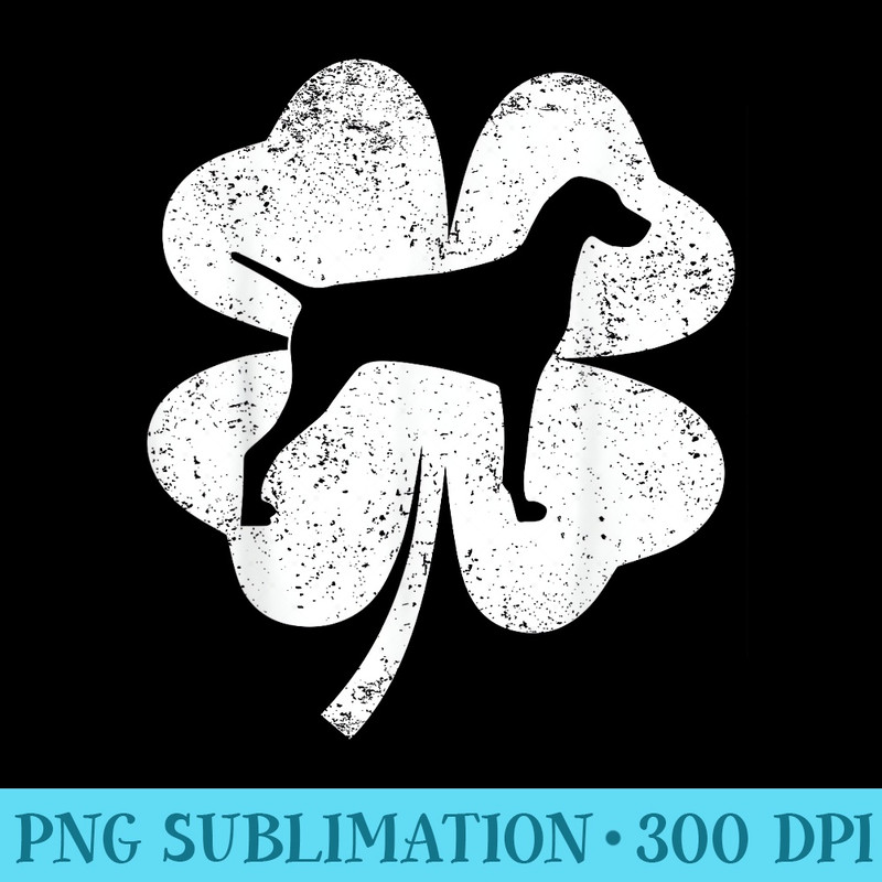 Irish Leprechaun Shamrock Lucky Vizsla St. Patricks Day - PNG Design Resource - Boost Your Success with this Inspirational PNG Download