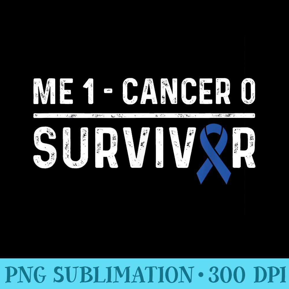 Colon Cancer Awareness Blue Ribbon Survivor Remission - High Quality PNG Download - Instant Access To Downloadable Files
