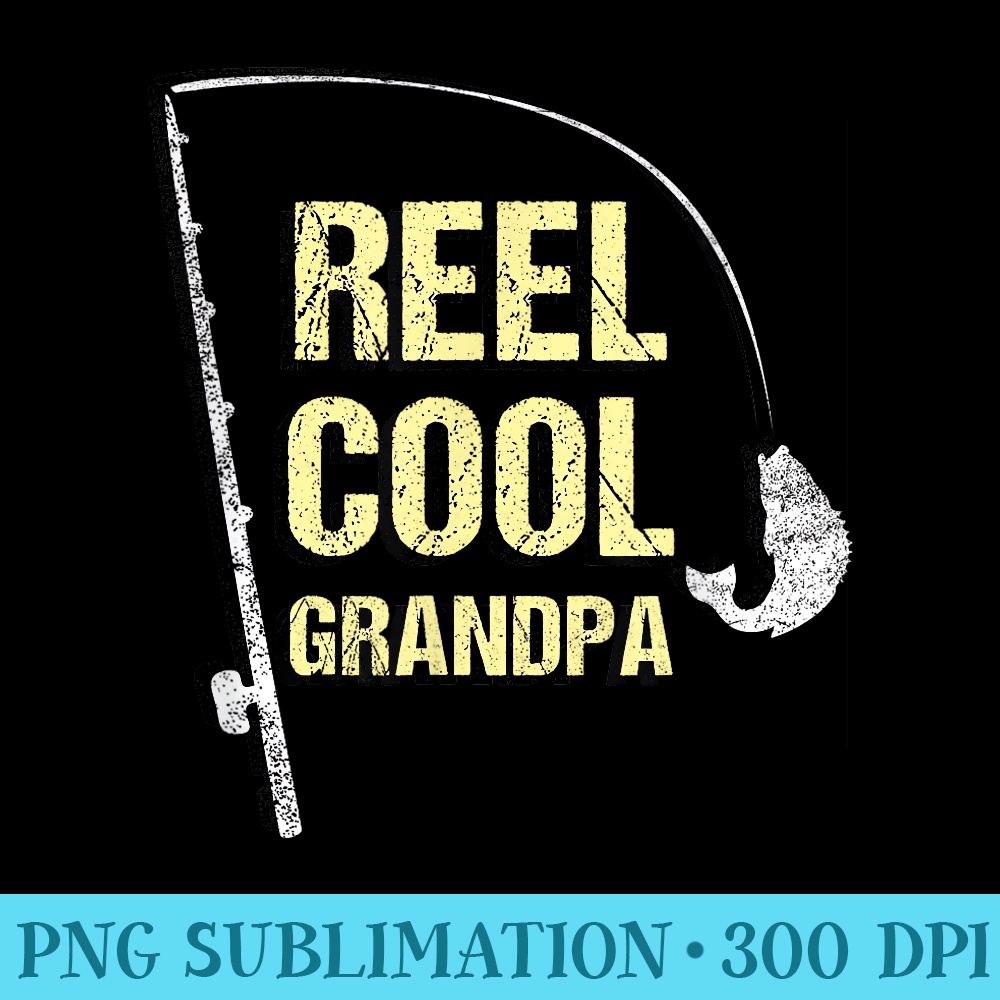 Fishing Grandpa Funny Dad Fathers Day Fisherman - Transparent PNG Clipart - Quick And Seamless Download Process