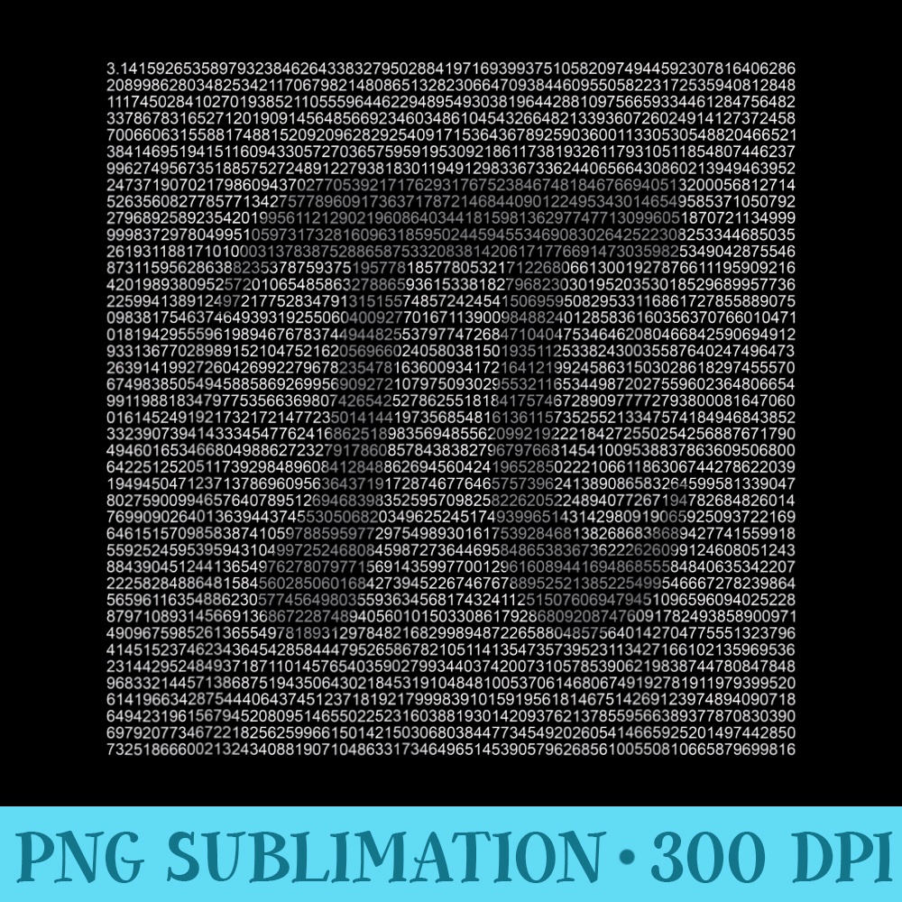 Pi Day 3,14 Pi Number Symbol Math Science - PNG Image File Download - Premium Quality PNG Artwork