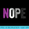 NOPE Asexual Pride Asexuality ACE Flag Ally - PNG File Download - Capture Imagination with Every Detail