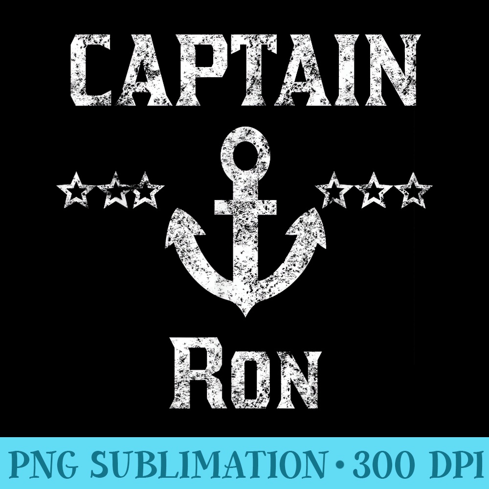 Vintage Captain Ron Family Cruise or Lake Boating - Download Transparent Shirt - Trendsetting And Modern Collections
