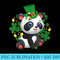 St Patricks Day Panda T Cute Bear Lover - Download Transparent Image - Trendsetting And Modern Collections