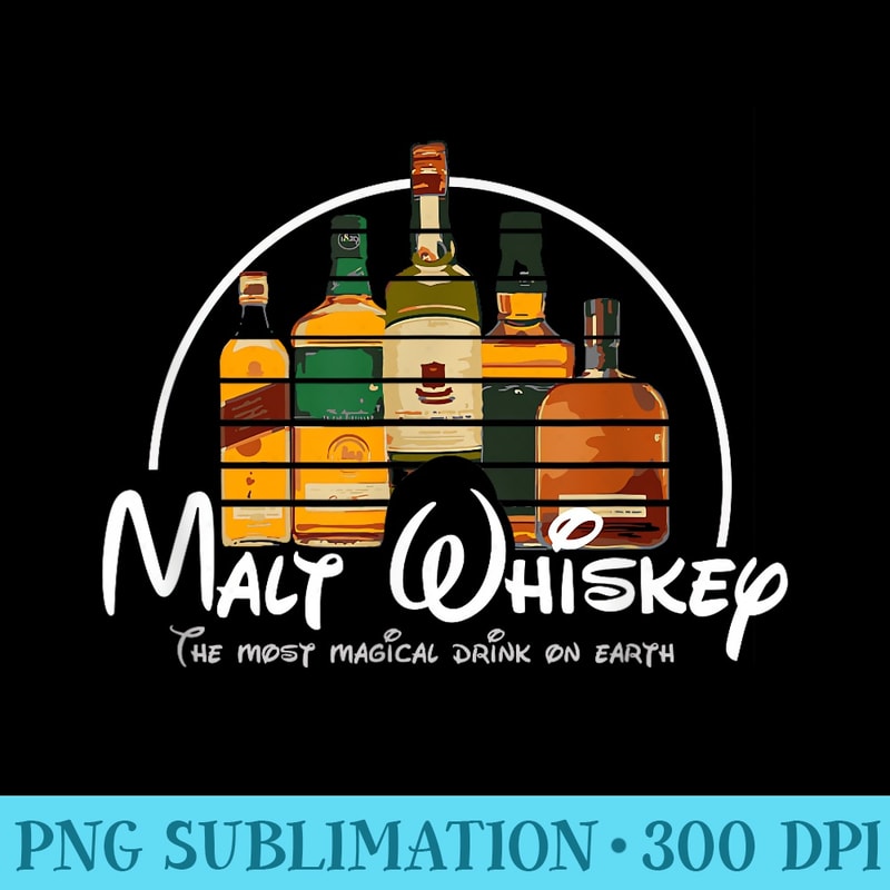 Malt Whiskey , Magical Drink Funny drink Parody - PNG Templates Download - Versatile And Customizable Designs