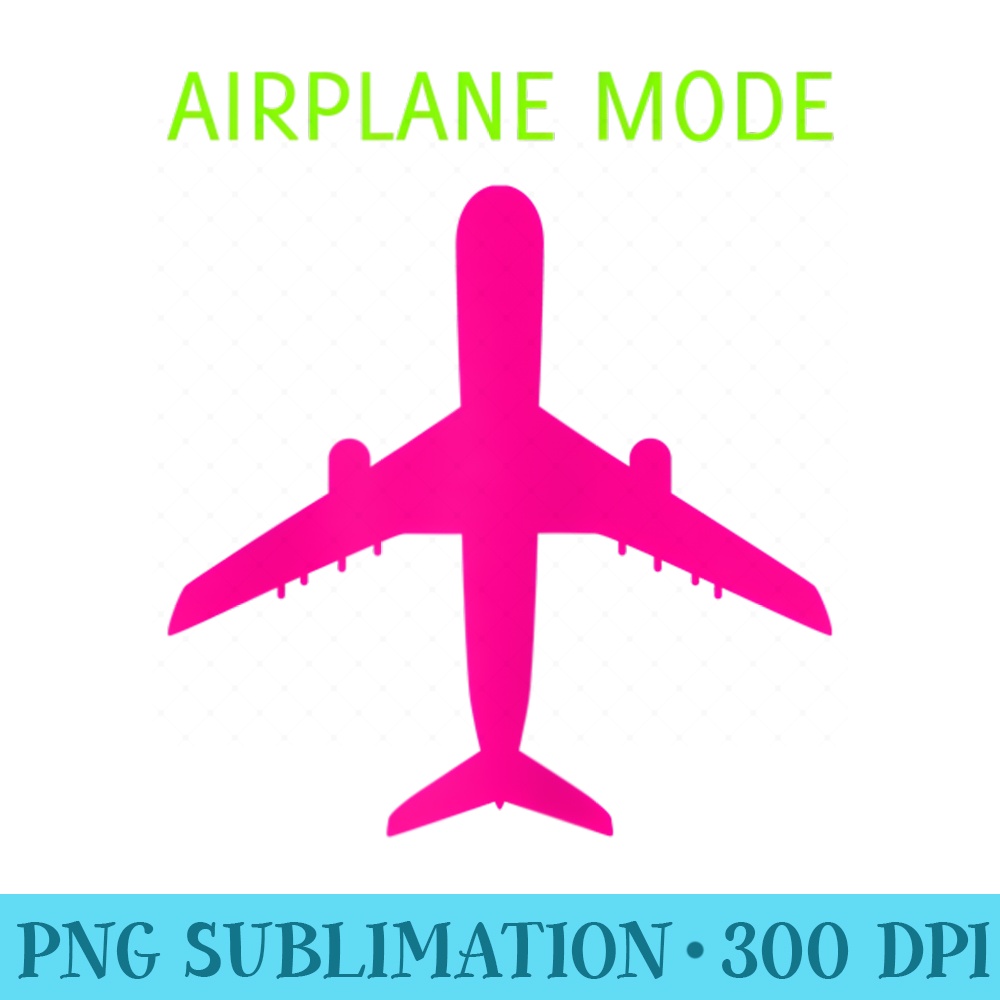 Airplane Mode Travel For Vacation Holiday Flying - PNG Download Design - Easy-To-Print And User-Friendly Designs