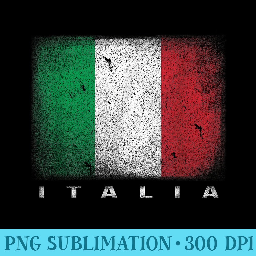 Italian Flag Italy Italia Bandiera Italiana Tricolore - Digital PNG Downloads - Unique And Exclusive Designs