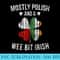 Polish Wee Bit Irish Poland St Patricks Day - High Quality PNG Download - Unique And Exclusive Designs