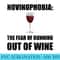 Womens Novinophobia Wine Funny T - Transparent PNG download - Stunning Sublimation Graphics