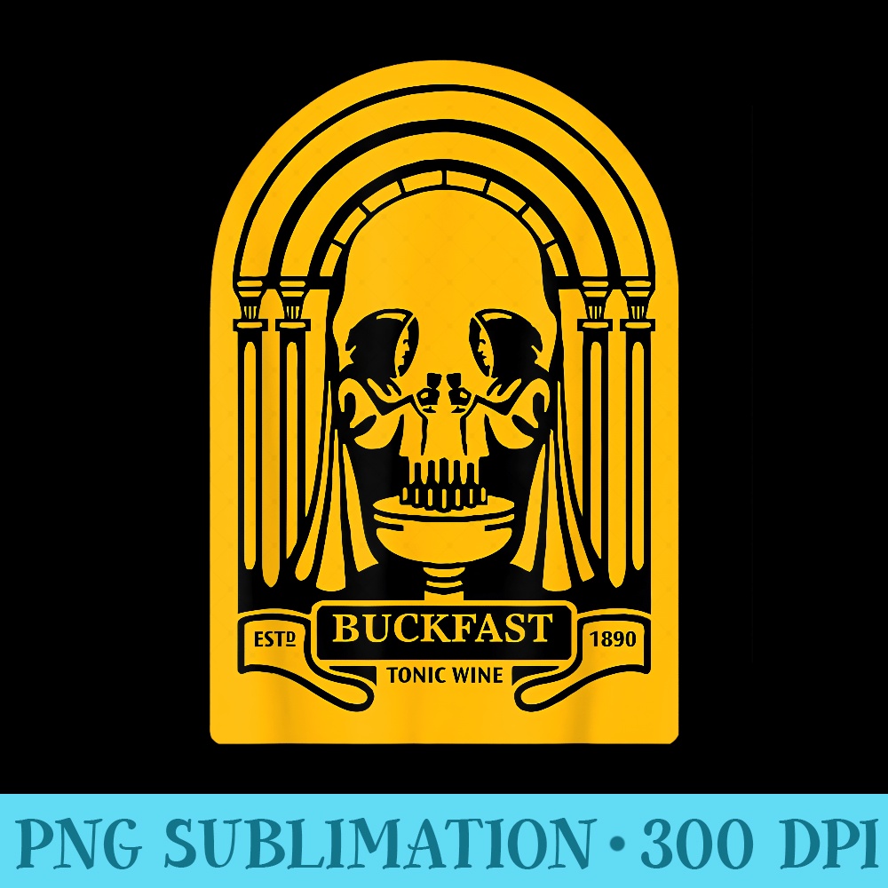 Buckfast Tonic Wine T - Shirt Artwork Download - Perfect for Creative Projects