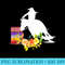 Barrel Racing Horse Serape Flowers Barrel Racer - Shirt Template Transparent - Instantly Transform Your Sublimation Projects