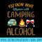 Womens You Know What Rhymes With Camping And Alcohol Wine Campers - PNG File Download - Unleash Your Inner Rebellion