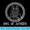 Greek Mythology Athena Goddess Athenian Athens Owl - High Quality PNG files - Add a Festive Touch to Every Day