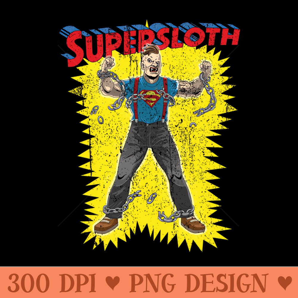 Super Goonies - Printable PNG Graphics - Easy To Print And User Friendly Designs