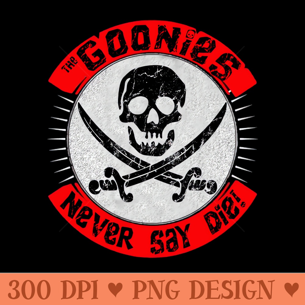 goonies - High Quality PNG Clipart - Bold & Eye Catching